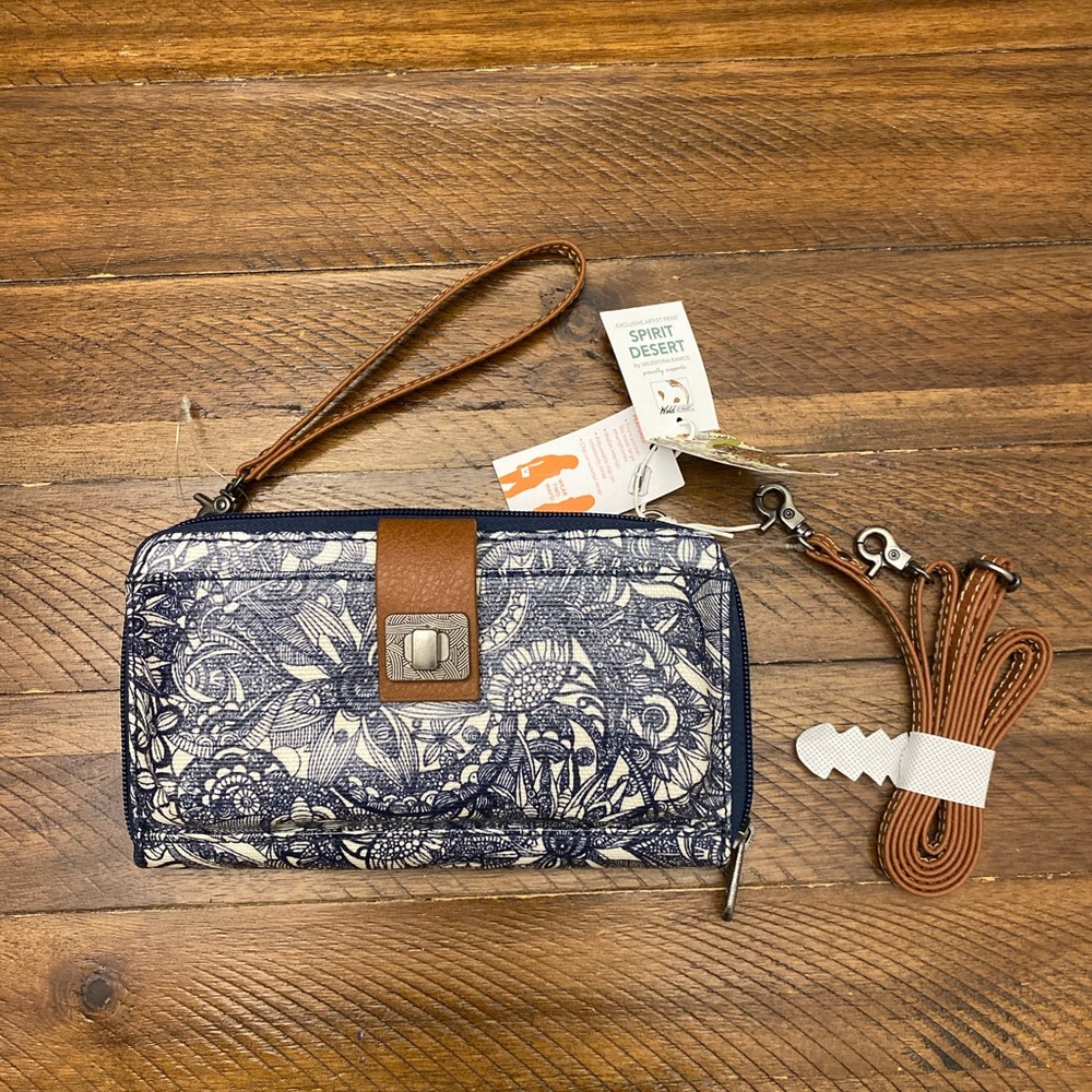 Sakroots artist circle large smartphone cross-body